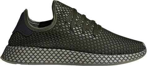 adidas Men's DEERUPT Runner Green/Green/Orange Shoes